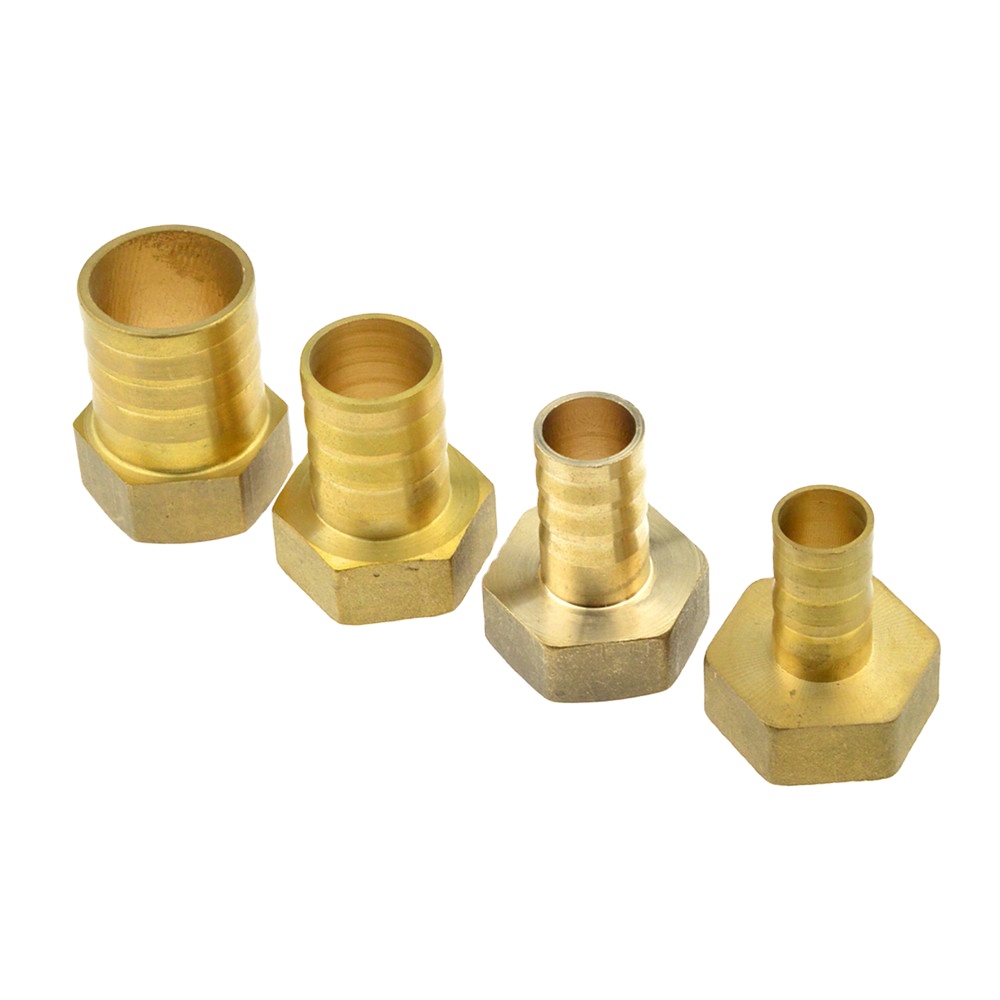 1pcs Brass Hose Barb Fitting 16/19/25/32mm Barbed Tail 1" BSP DN25 Female Thread Connector Joint Copper Pipe Coupling Adapter