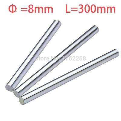 2pcs 8mm 8x300 linear shaft 3d printer 8mm x 300mm Cylinder Liner Rail Linear Shaft axis cnc parts