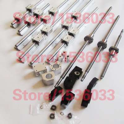 3 SBR16 rails+3 ballscrews RM1605+3sets BK/BF12 +3 couplers