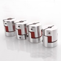 4pcs Aluminium Plum Flexible Shaft Coupling D20 L25 6X8mm Motor Connector Flexible Coupler 6mm To 8mm