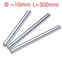 4pcs 10mm 10x300 linear shaft 3d printer 10mm x 300mm Cylinder Liner Rail Linear Shaft axis cnc parts