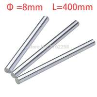 2pcs 8mm 8x400 linear shaft 3d printer 8mm x 400mm Cylinder Liner Rail Linear Shaft axis cnc parts